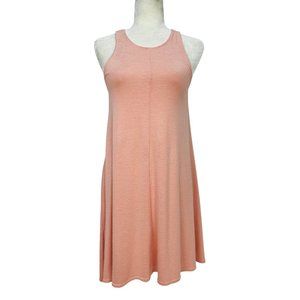 Aritzia Wilfred Free Rosa Dress Knit Dusty Peach Pink Womens Size XS